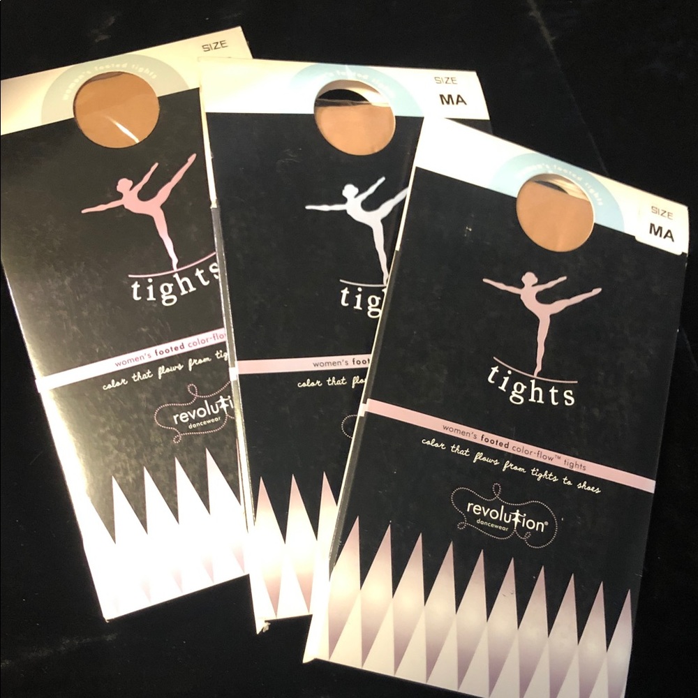 Revolution Dancewear women’s tights (3) new